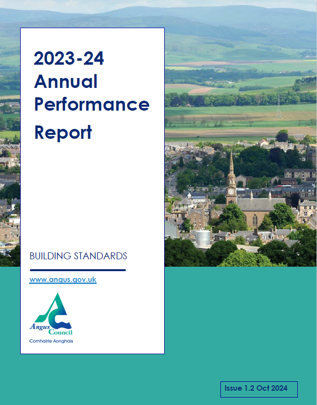 Building standards annual performance report cover