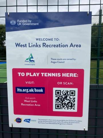 Tennis opportunities at Arbroath 