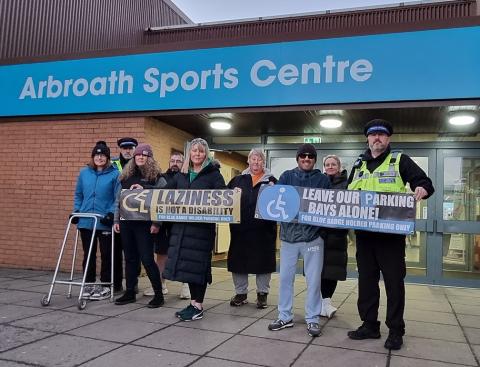 Not a Blur Badge holder? Please steer clear of the disabled parking bays