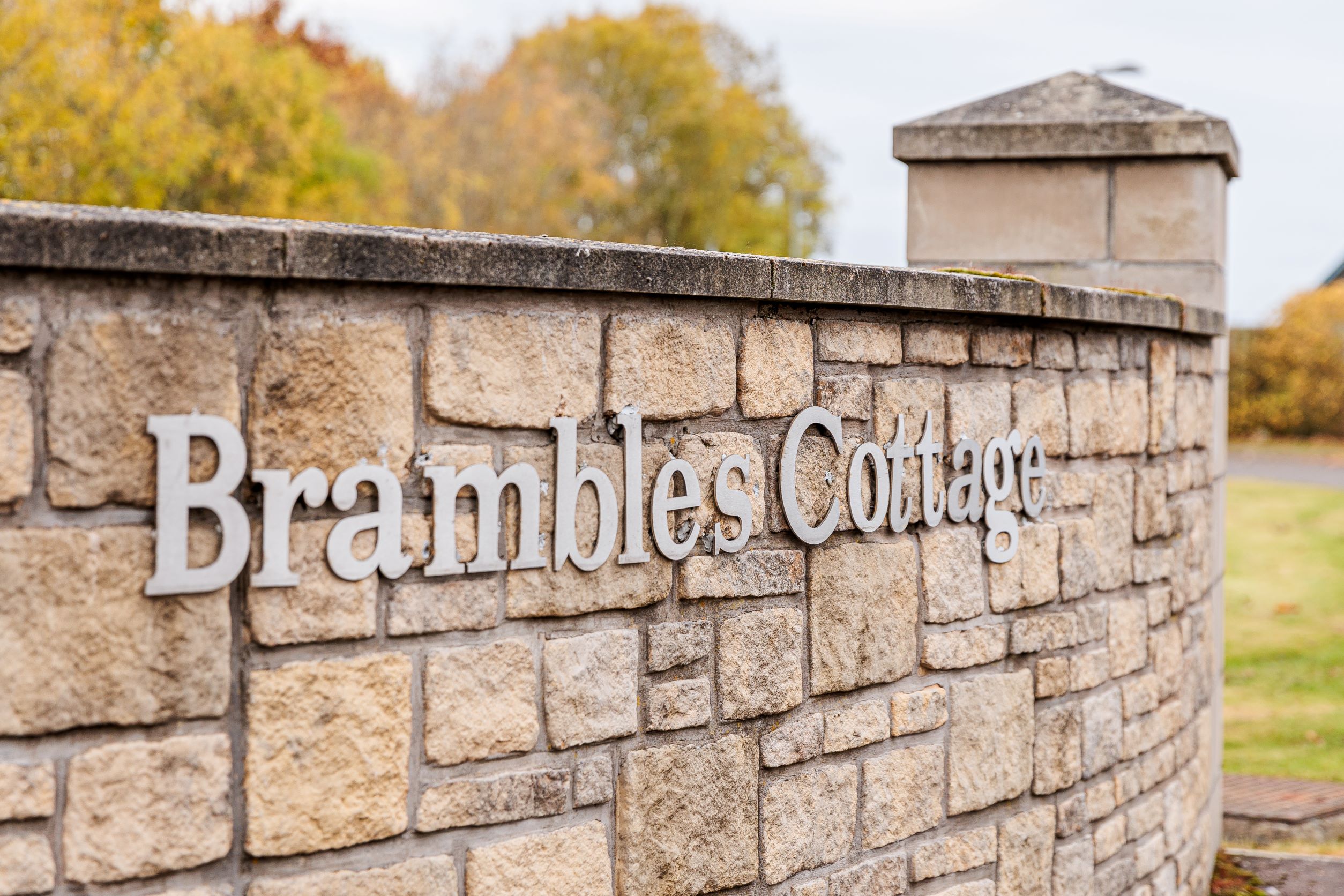 Bramble cottage entrance gate